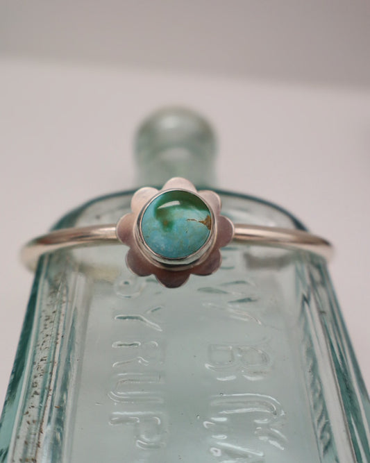 Royston Turquoise Flower Cuff