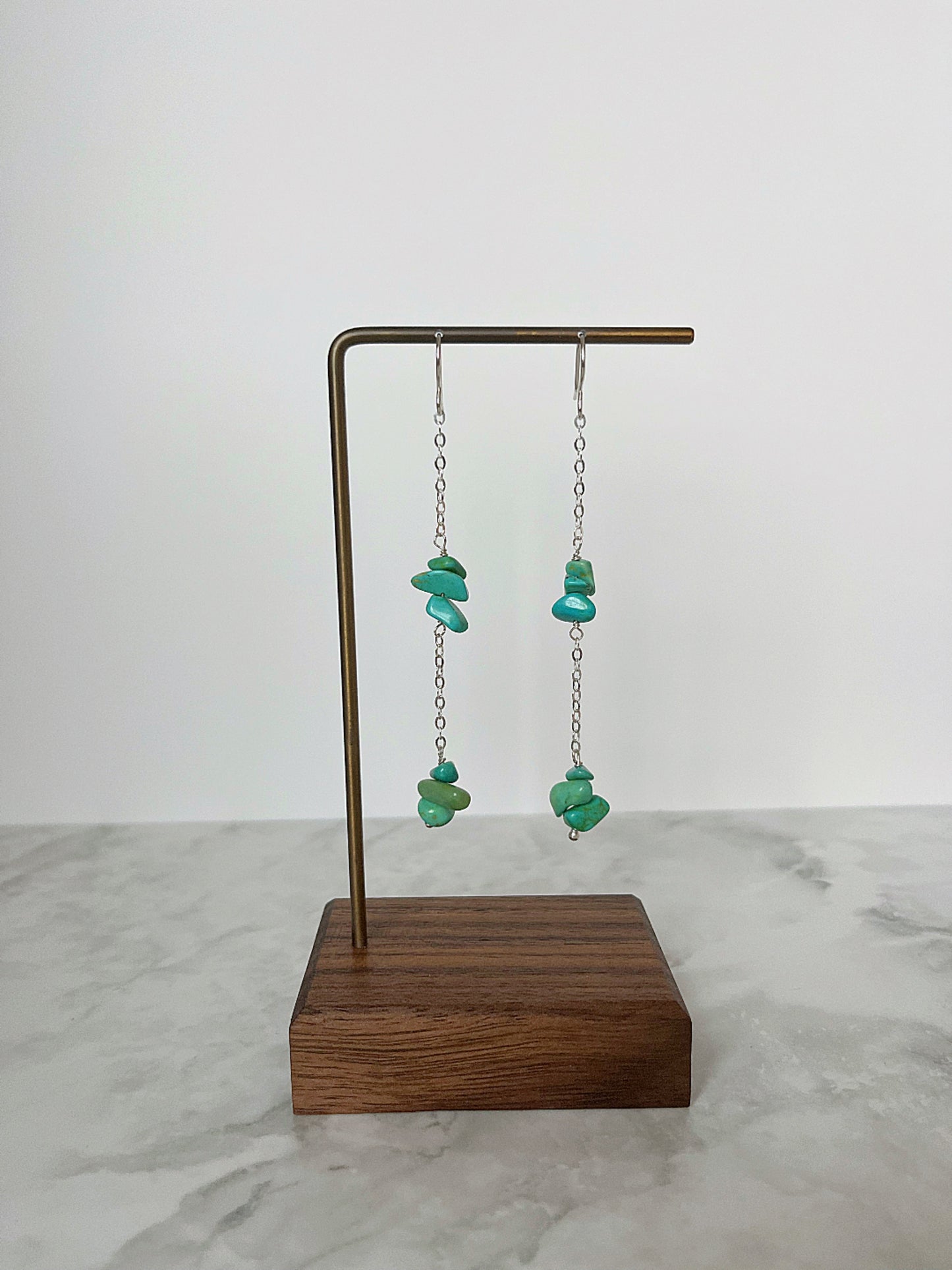 Turquoise Droplet Earrings