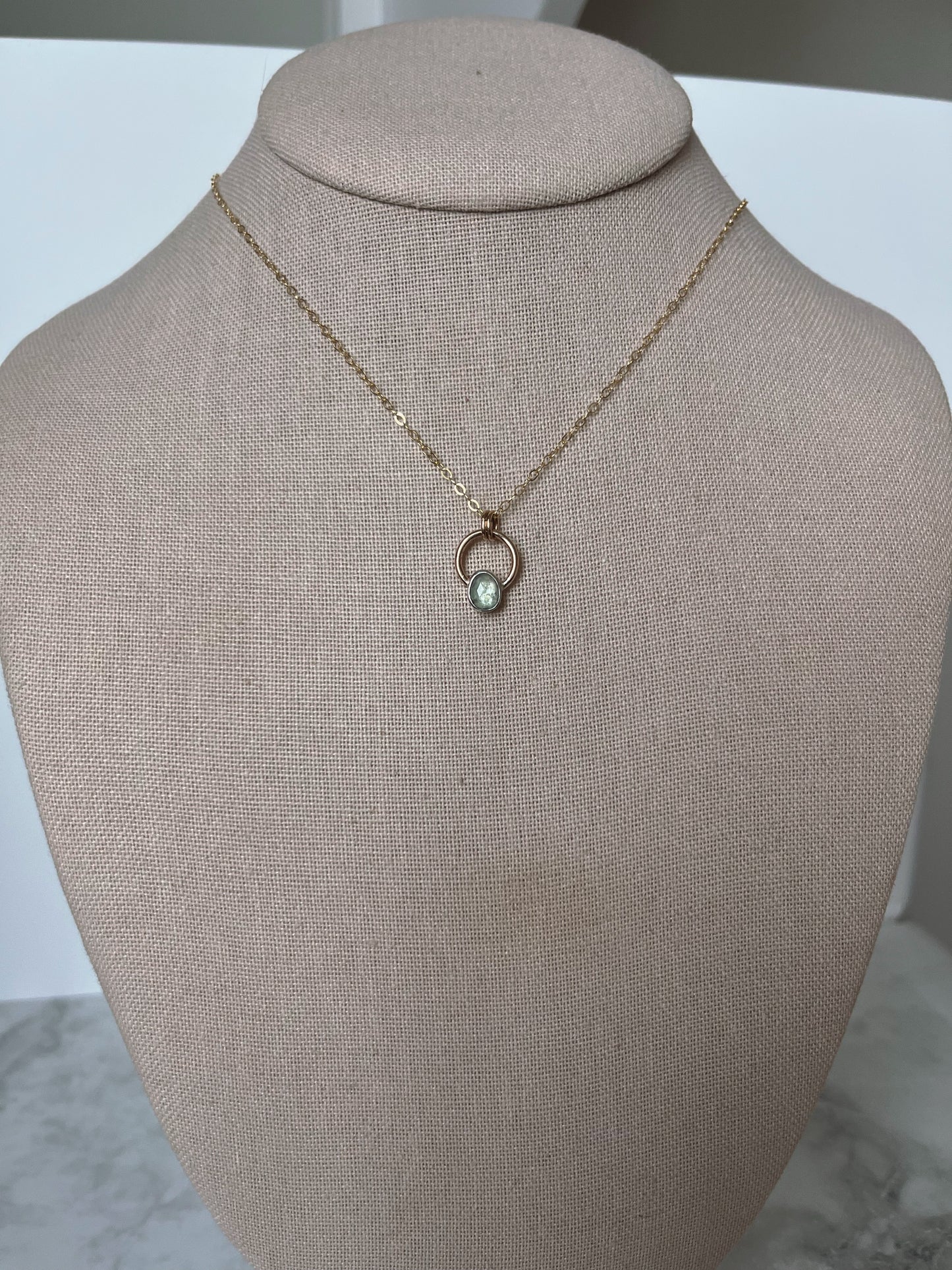 Tourmaline Orbit Necklace