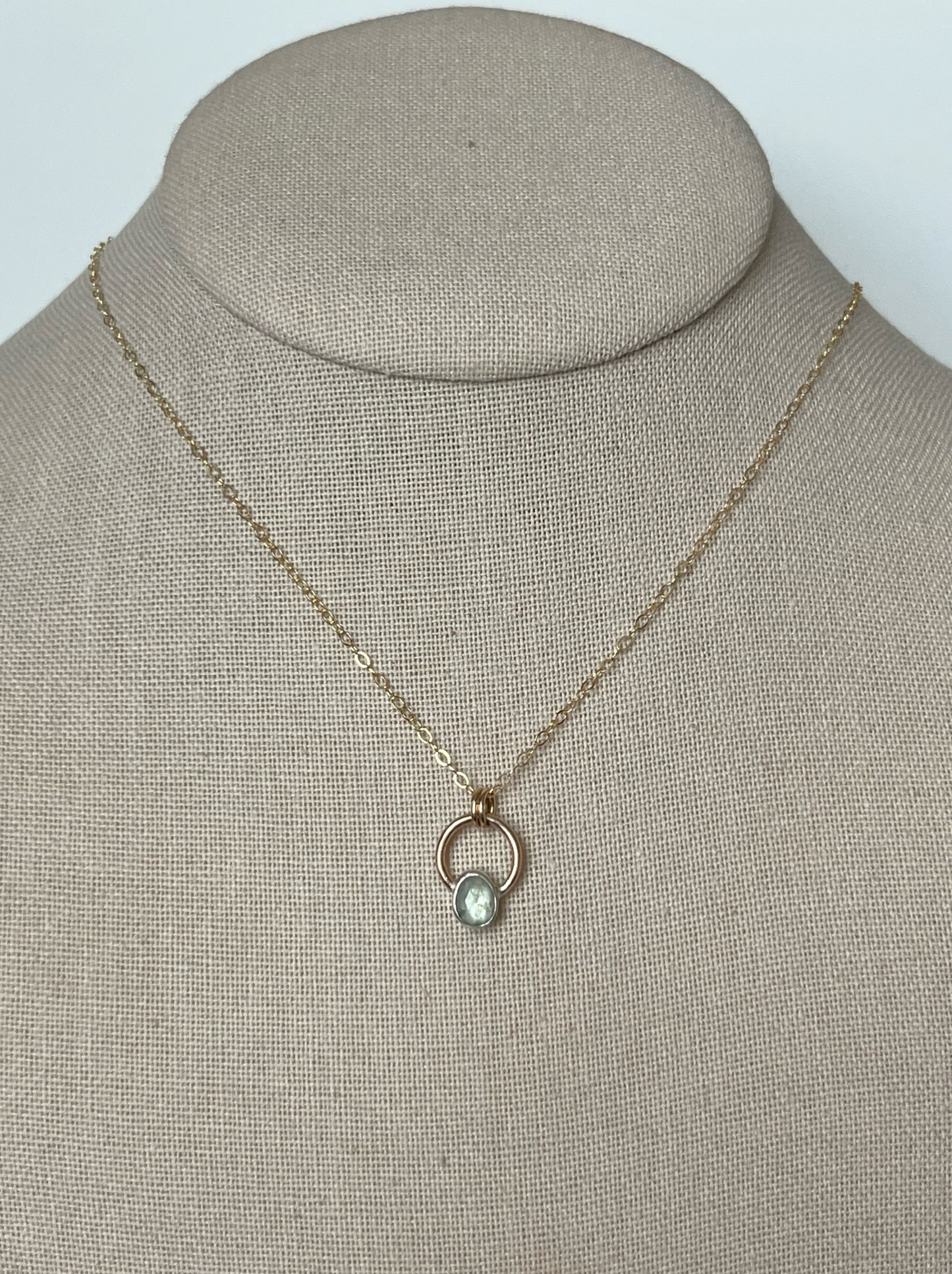 Tourmaline Orbit Necklace