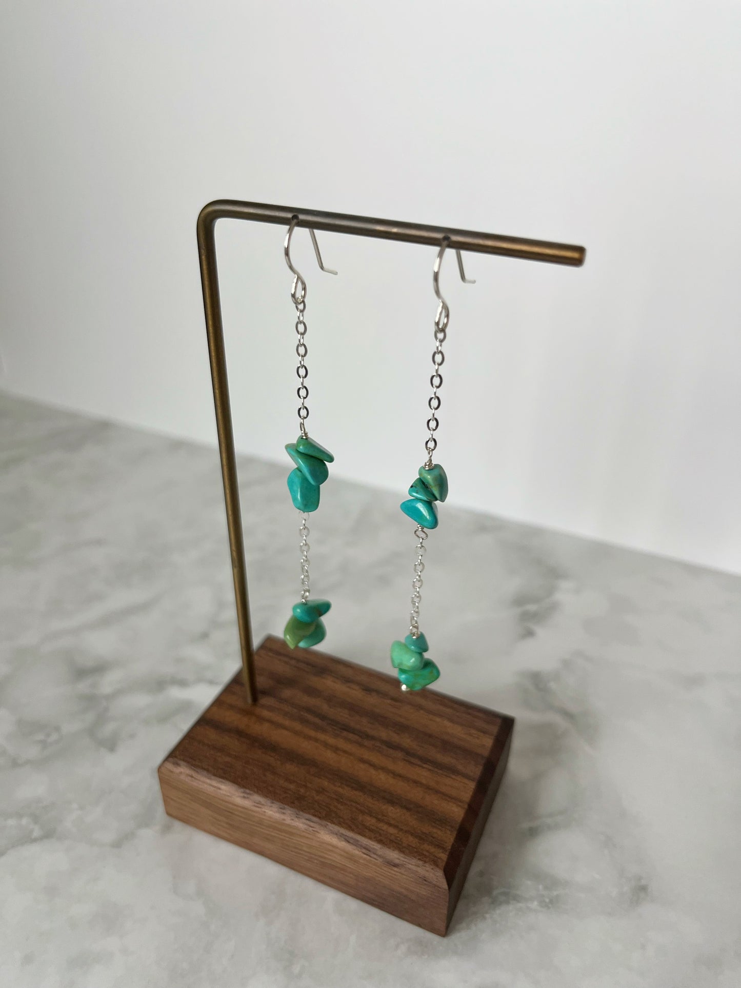 Turquoise Droplet Earrings