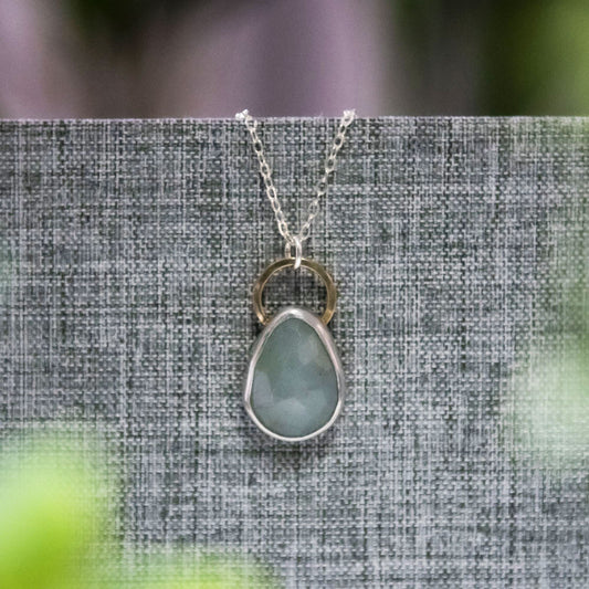 Aquamarine Pendant Necklace