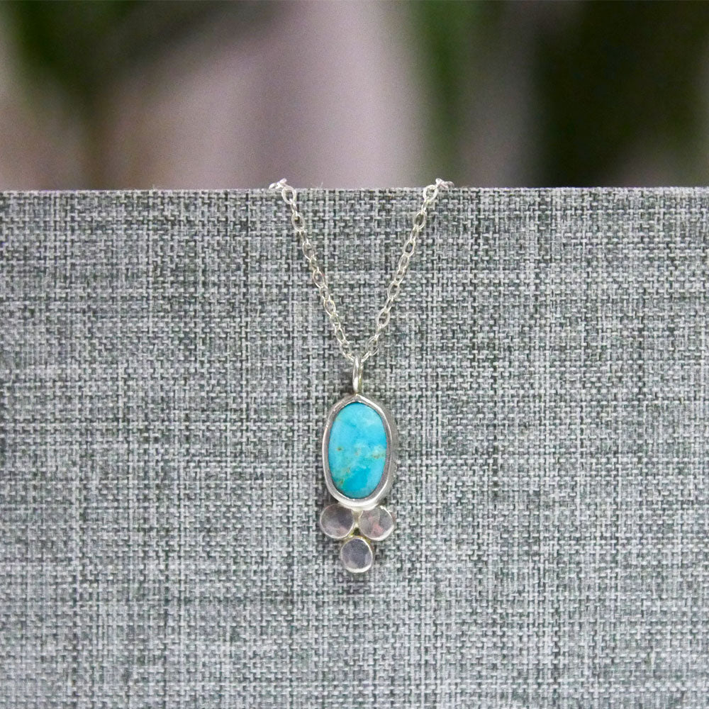 Kingman Turquoise Pendant Necklace