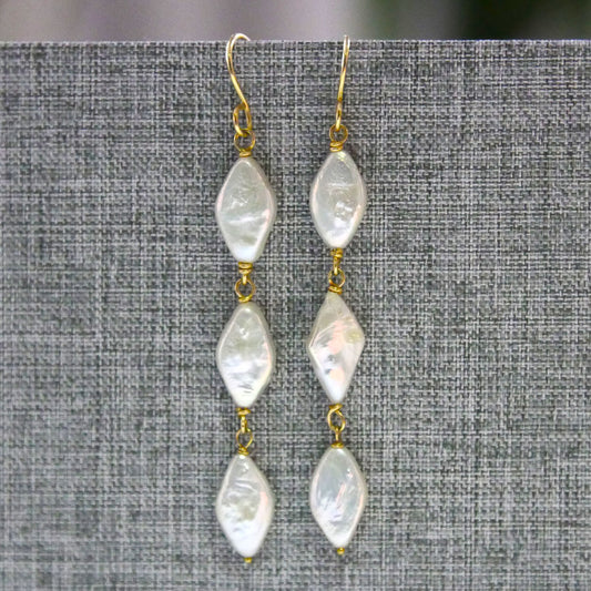 Pearl Trio Earrings