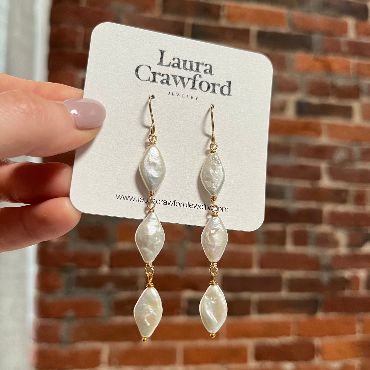 Pearl Trio Earrings