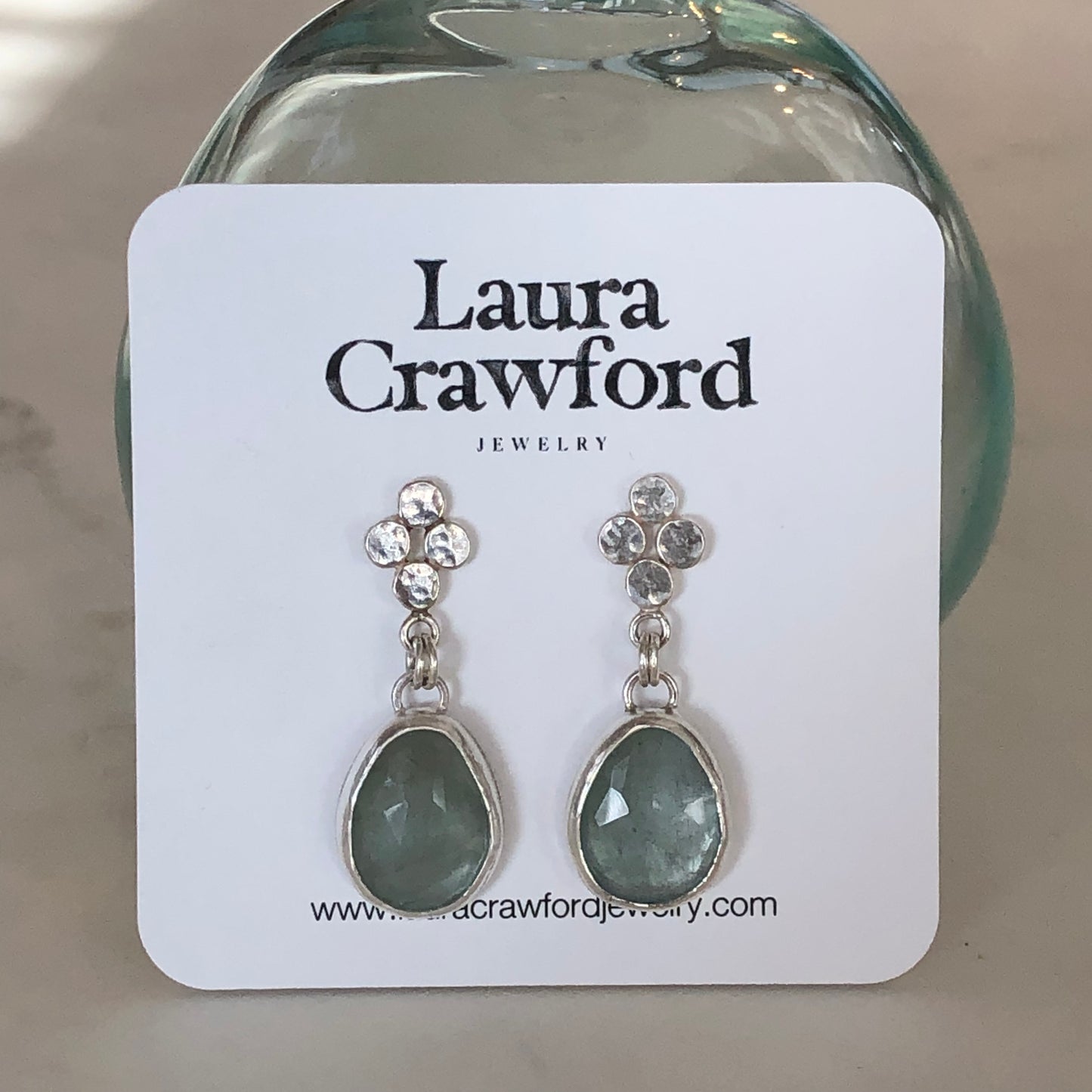 LC Signature + Aquamarine Earrings