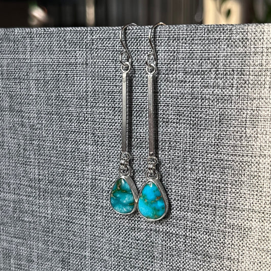 Sonoran Blue Drop Earrings